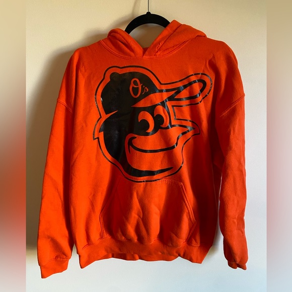Gildan Shirts Mens Orioles Hoodies Orange Poshmark